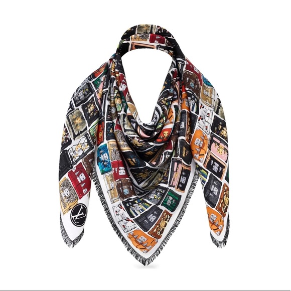 Louis Vuitton • Petite Malle Carre Scarf - Picture 1 of 7